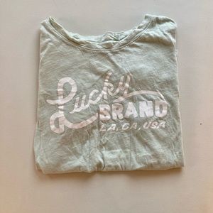 Lucky brand mint green tee